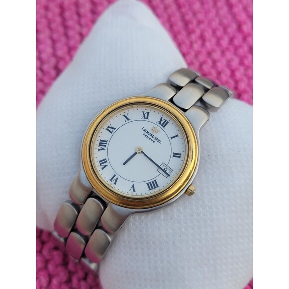 Vintage Raymond Weil Geneve Men's Watch | 36mm | Swiss Made Quartz Two-Tone - Picture 3 of 8